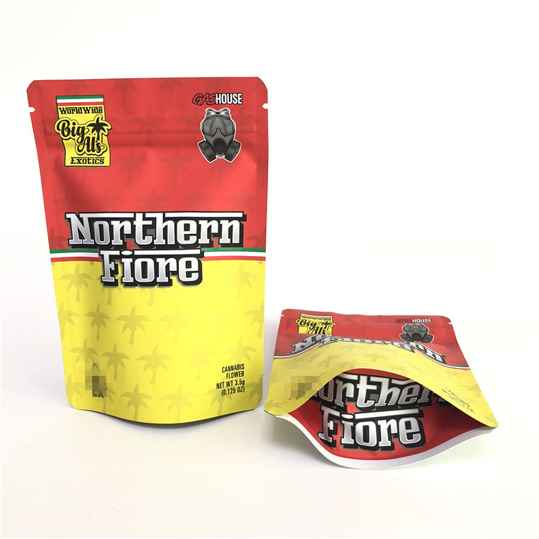 Le PE gommeux CMYK 180mic de Mylar de fines herbes tiennent l'impression offset de sac