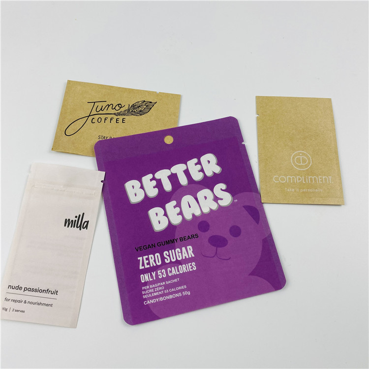 Digital imprimant le sac plat 23x35cm de sachet compostable zip-lock de MOPP