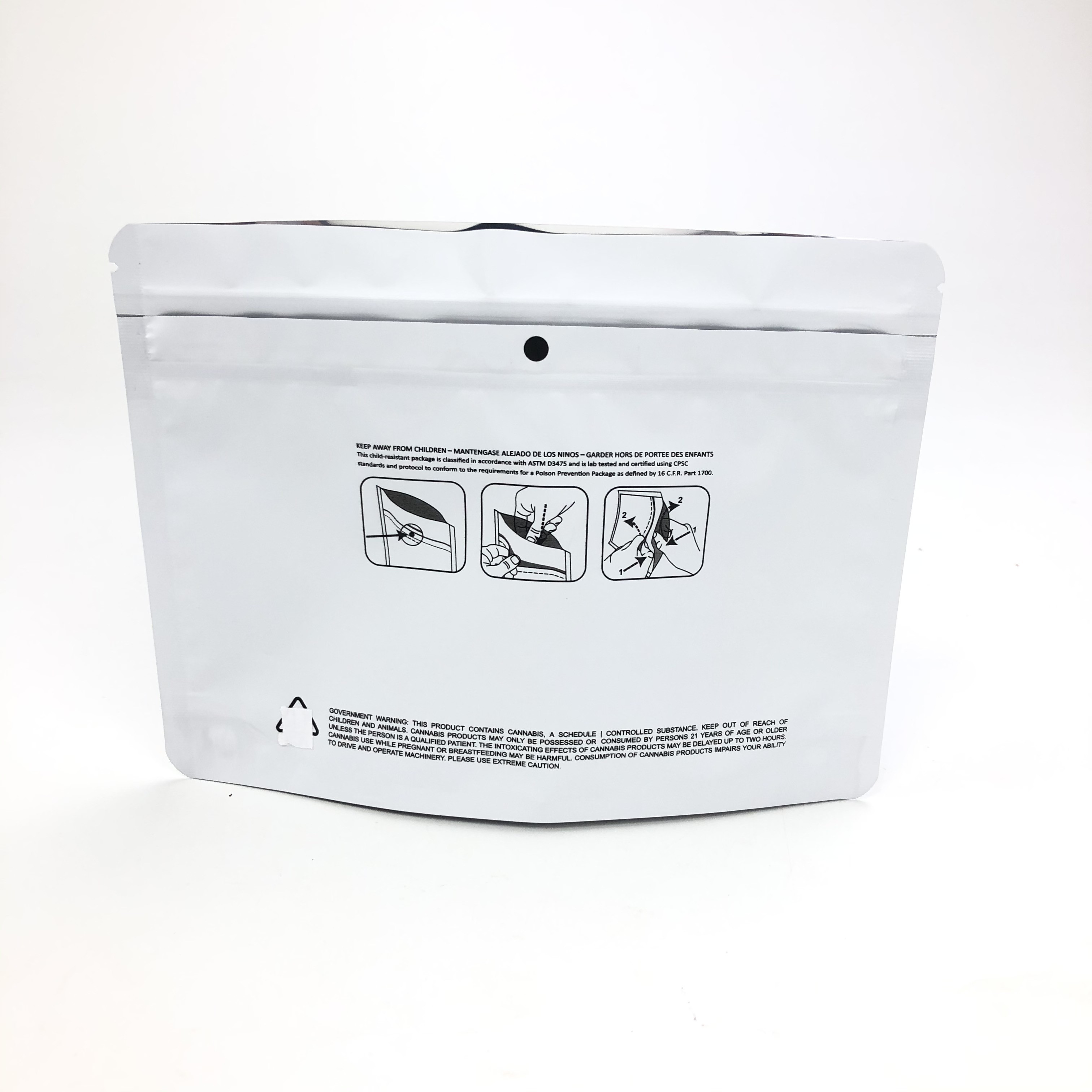 250g 500g sans danger pour les enfants tiennent la poche VMPET pour la poudre de protéine