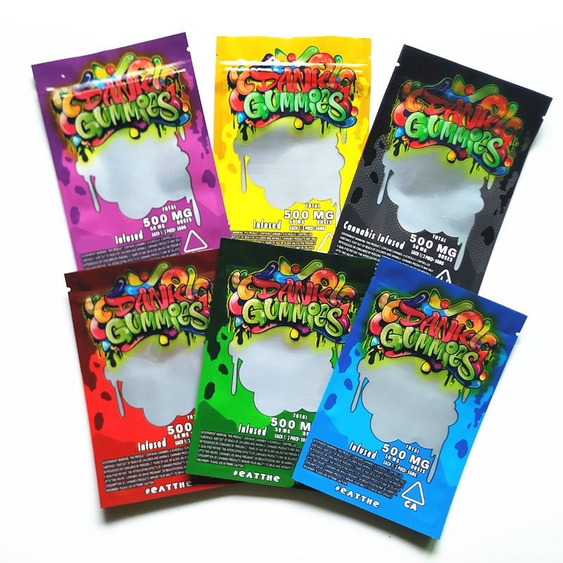 CMYK 4,3 enveloppes épaisses de Cbd de sacs en papier de preuve d'enfant de mils