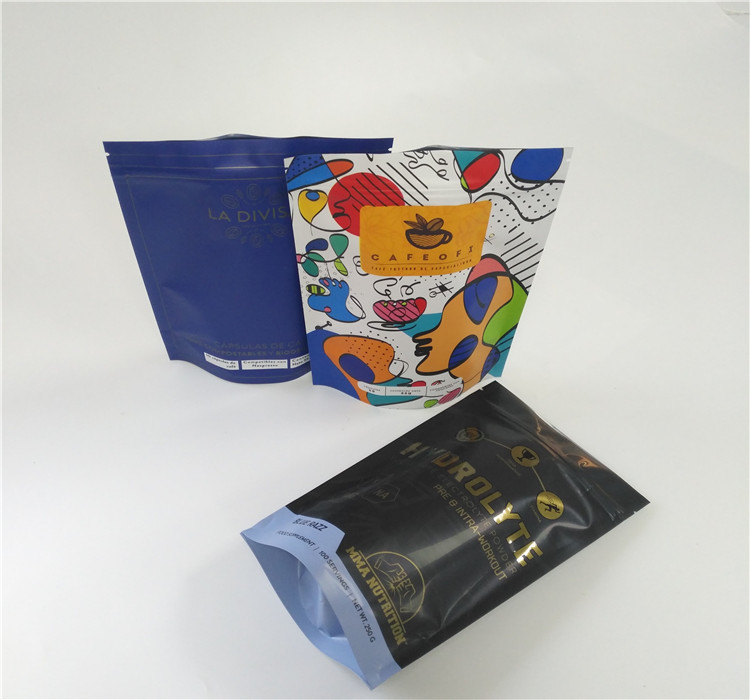 Voyez par la poche zip-lock 200g 250g de fenêtre d'espace libre de MOPP VMPET