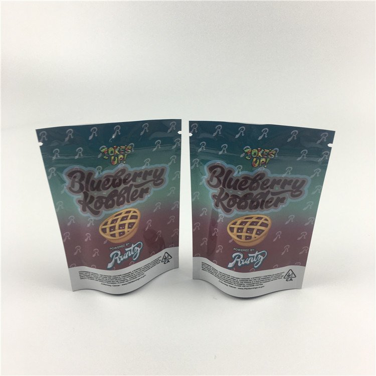 Sacs de empaquetage de mauvaise herbe en plastique de Mylar 7g 3.5g 14g 100micron