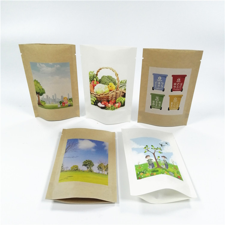 Le papier d'emballage MOPP VMPET tiennent vers le haut des sacs zip-lock 18x26cm