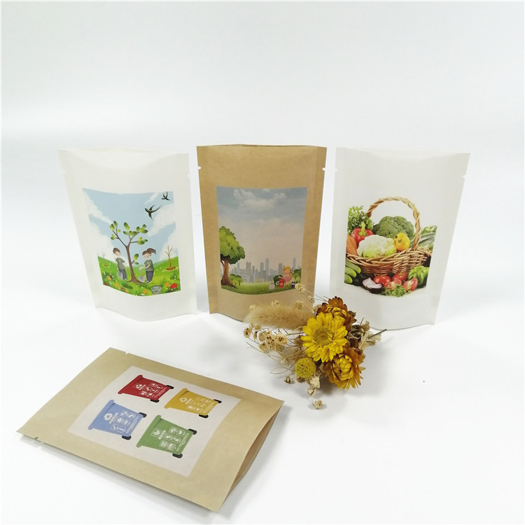 Sac de empaquetage biodégradable de papier de 100mircon VMPET emballage