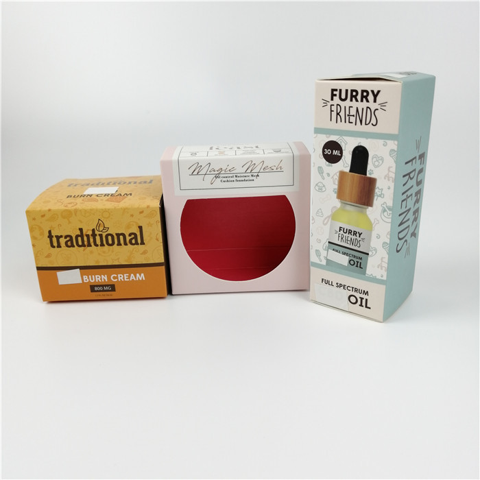 La coutume de estampillage chaude de biscuits de carton a imprimé les boîtes de papier avec le logo privé