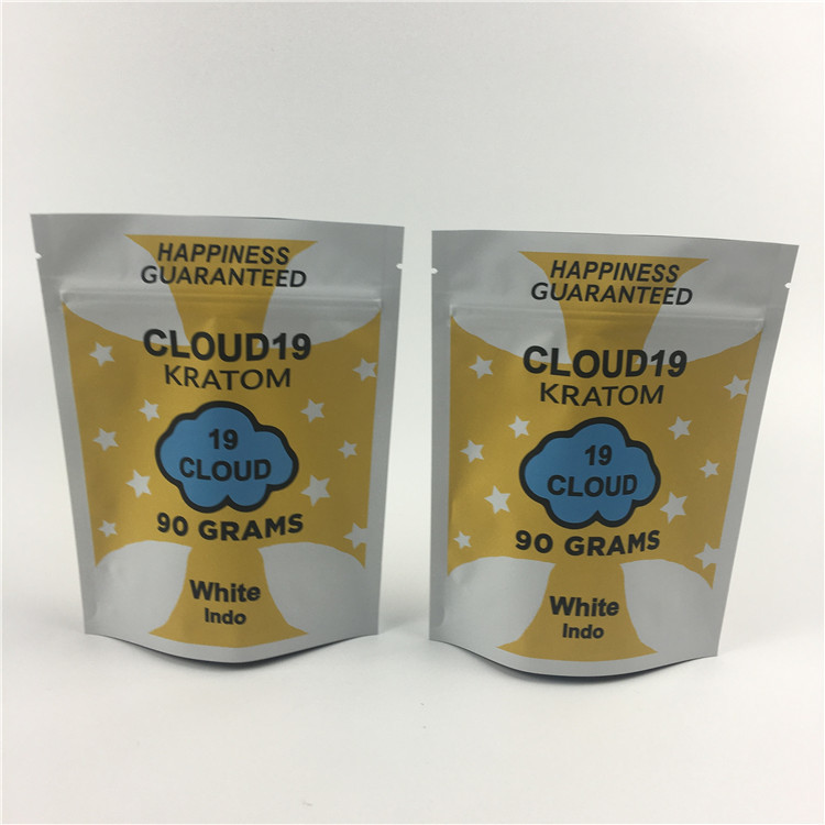 Poches imprimées faites sur commande Matte Child Resistant de support de Mylar de mauvaise herbe de toucher doux