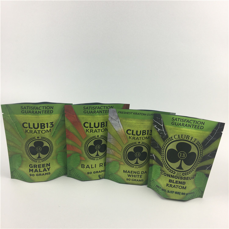 Les biscuits feuille cigare de tabac l'emballage que zip-lock de poche d'aluminium sentent la preuve d'enfant de preuve