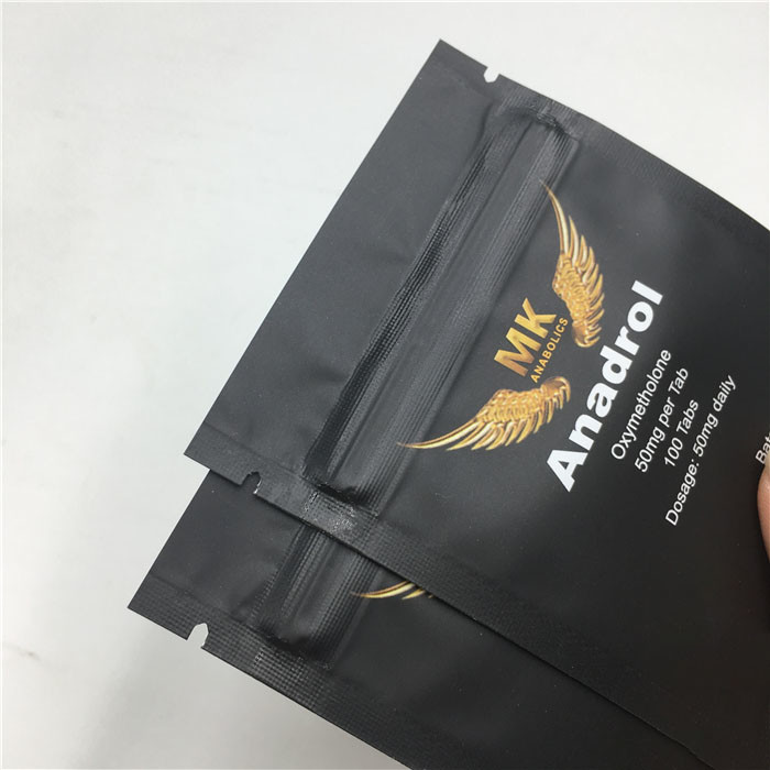 La tirette Matte Snack Plastic Pouches Packaging a imprimé le côté trois scellé