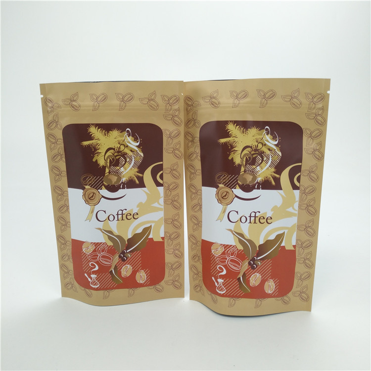Paquet de papier d'emballage fabriquant les sacs rescellables en gros de sac de café avec le logo