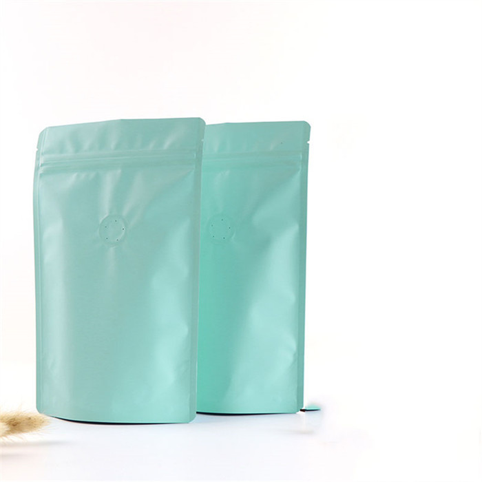 Gravure imprimant des sacs de café de Matte Finish Aluminum Foil Zipper avec la valve