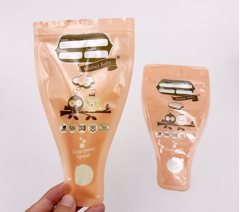 Le stockage de congélation pré stérilisé de lait maternel 8oz met en sac la double tirette scellée