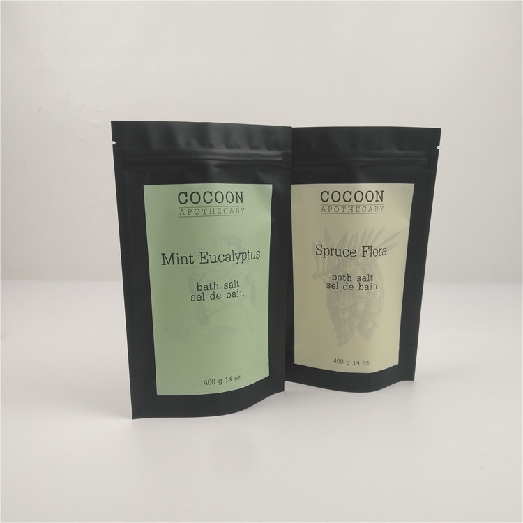 La tirette étanche à l'humidité de 14 onces déjouent les poches rescellables pour le corps frottent