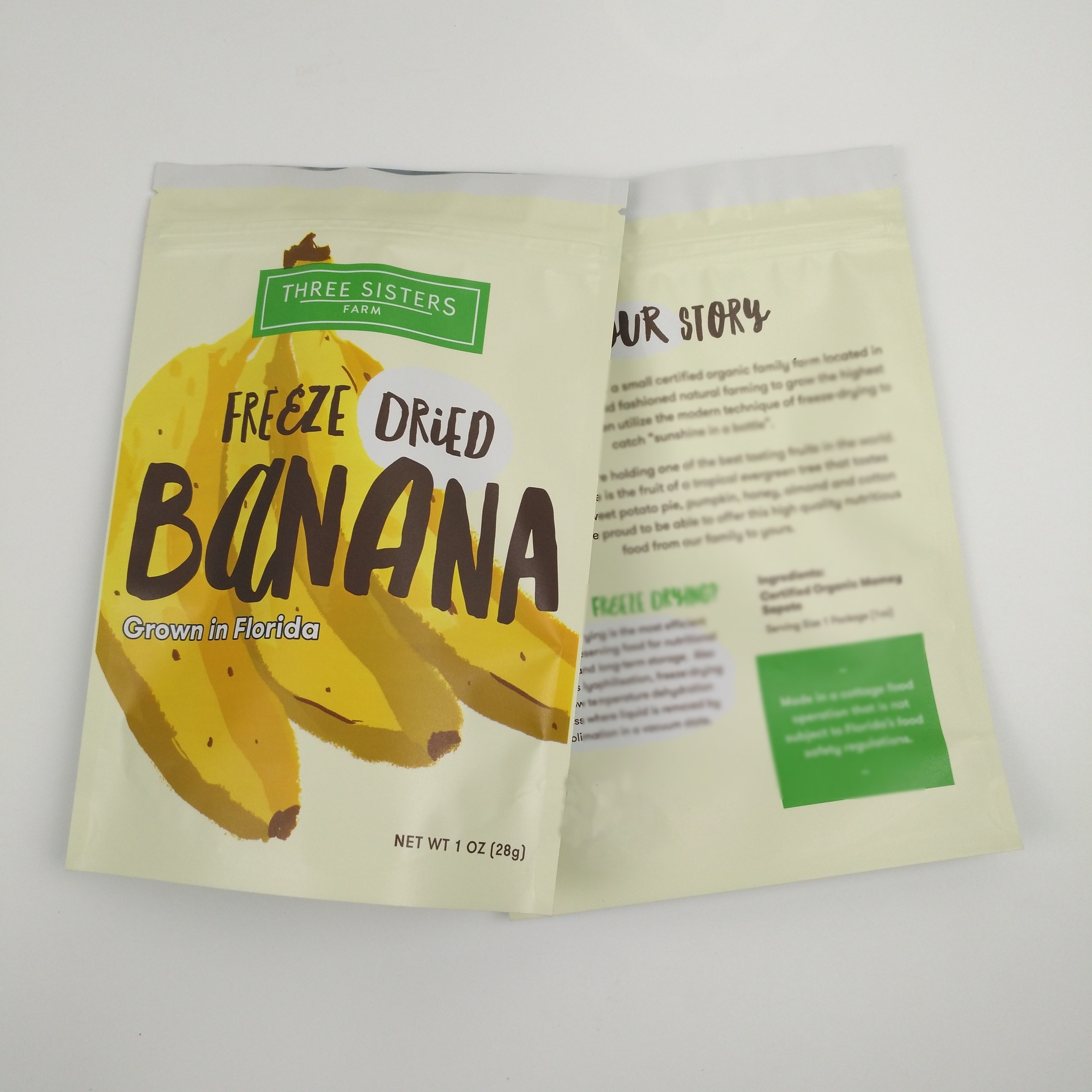 Le support sec en plastique fait sur commande d'aluminium de fruit vers le haut de la gravure de poche a imprimé