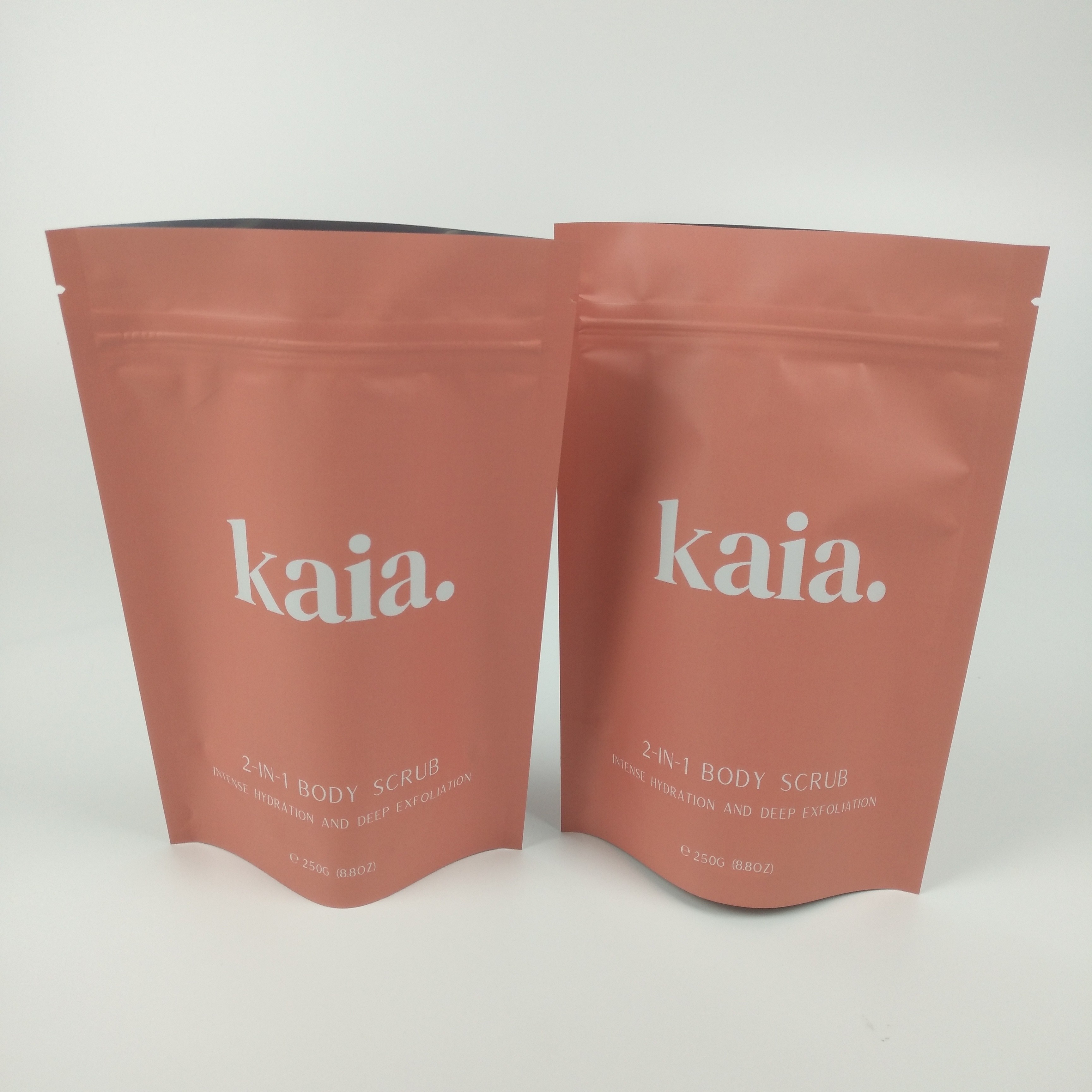 Le plastique cosmétique tiennent le sac Matt Finished Resealable de barrière de tirette