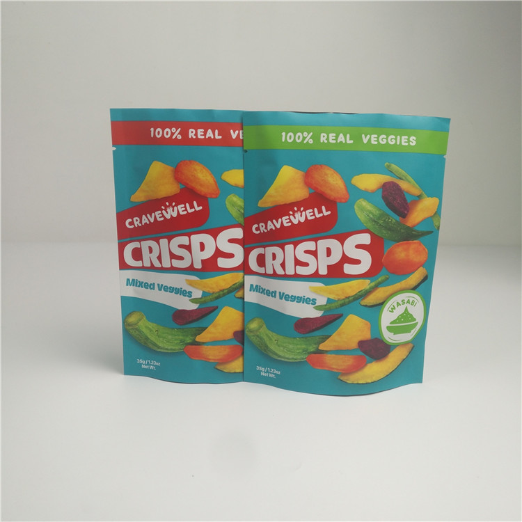 Poche mélangée organique 35g de Matte Mylar Aluminum Stand Up de légumes secs