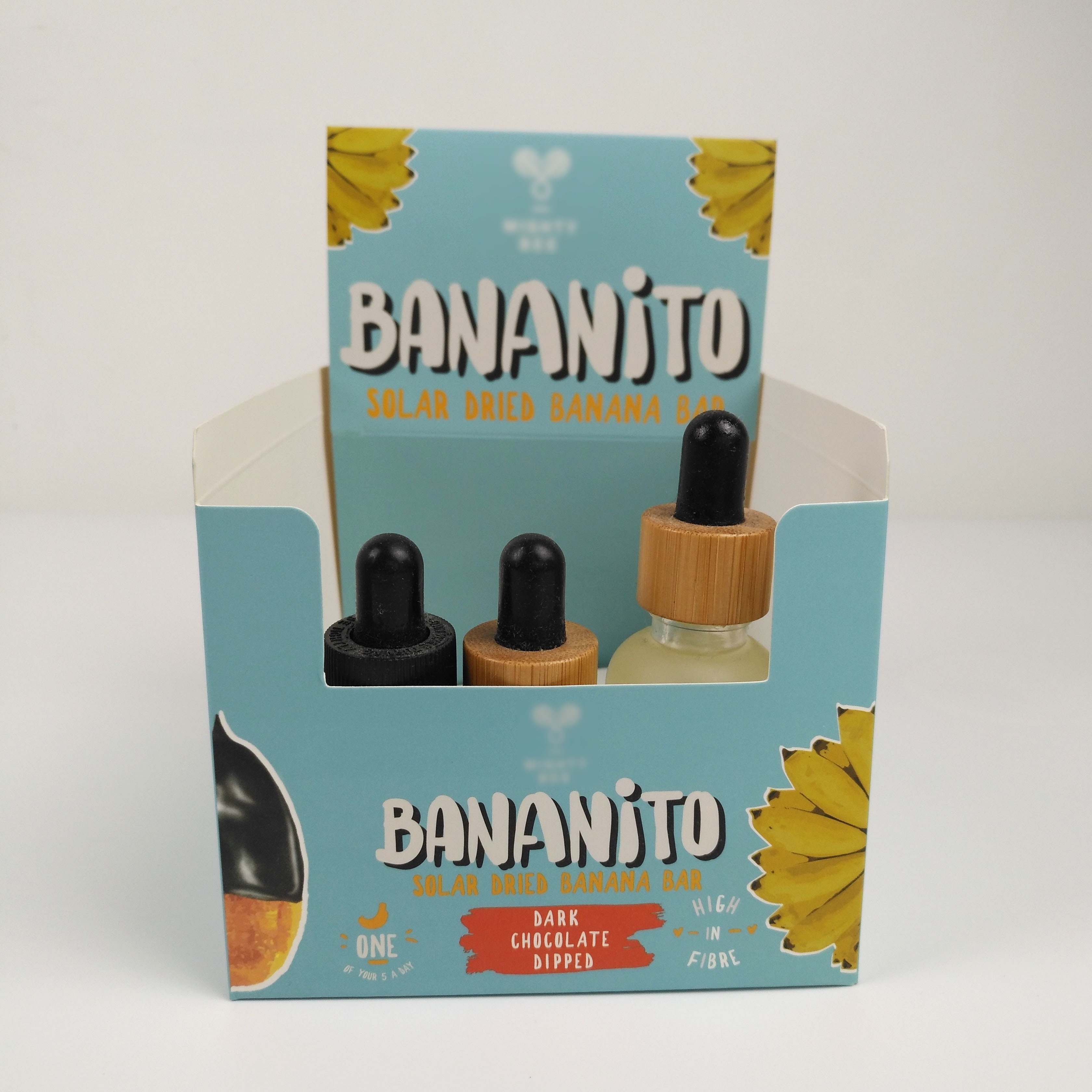 La boîte de présentation se pliante faite sur commande de larme de carton de carton loin, les casse-croûte au détail de compteur du carton ondulé PDQ empaquettent la boîte de empaquetage