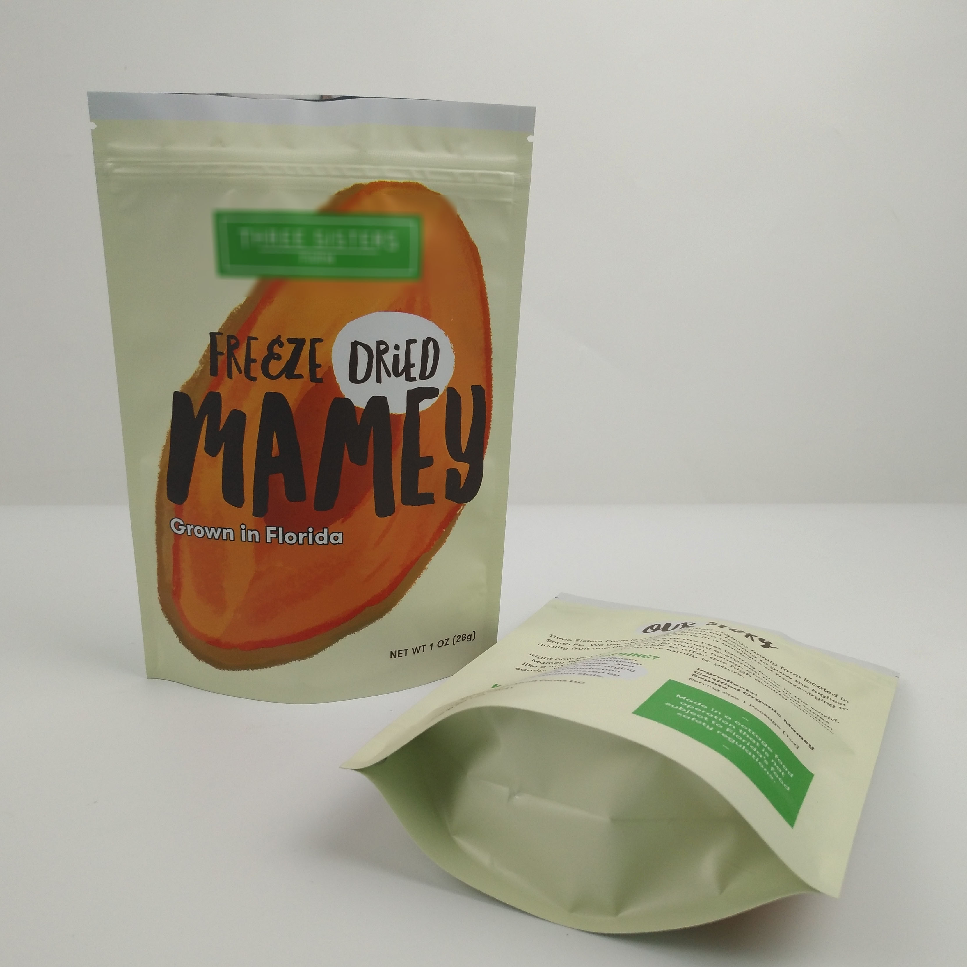 Tenez-vous vers le haut de l'usine recyclable de poche l'approvisionnement que direct a adapté le support aux besoins du client de papier d'aluminium vers le haut des poches sentent le sac d'emballage alimentaire de preuve