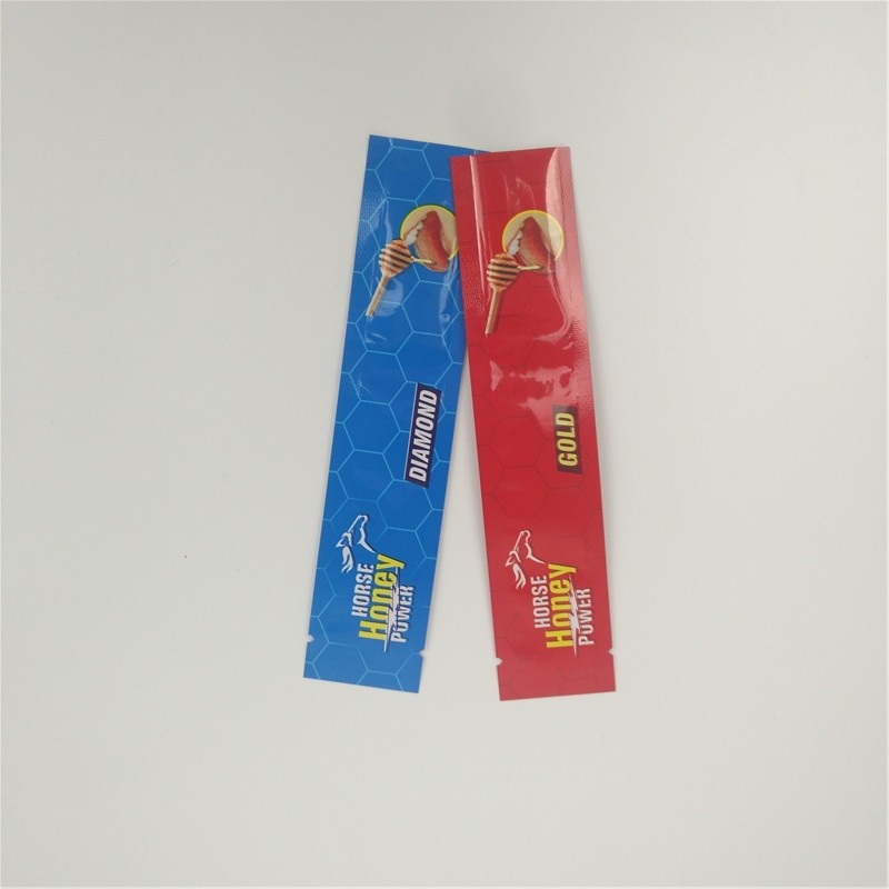 Papier aluminium Honey Stick Pack Sachet Packaging de plastique Sugar Candy Food Bags