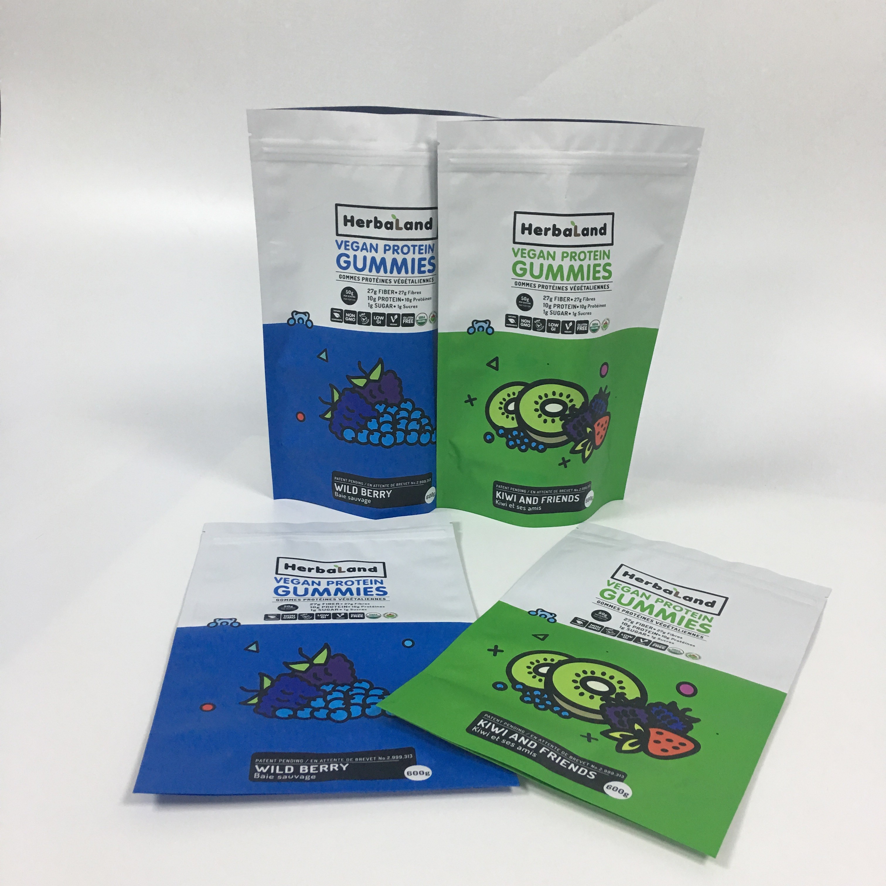 L'emballage en gros de Matte Smell Proof Aluminum Foil tiennent les sachets en plastique comestibles de Mylar de poche