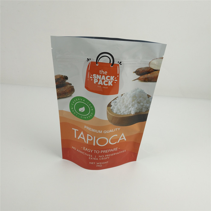 Le zip-lock d'emballage alimentaire de l'aluminium 200g 7oz de valve met en sac Matte Finish