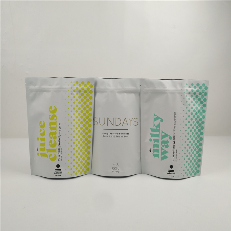 Le papier d'aluminium de Matte Lamination 400g met en sac le sel en plastique VMPET de Bath