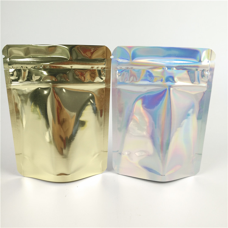 Sac zip-lock de preuve d'odeur de GV 200g CMYK en plastique avec la fenêtre