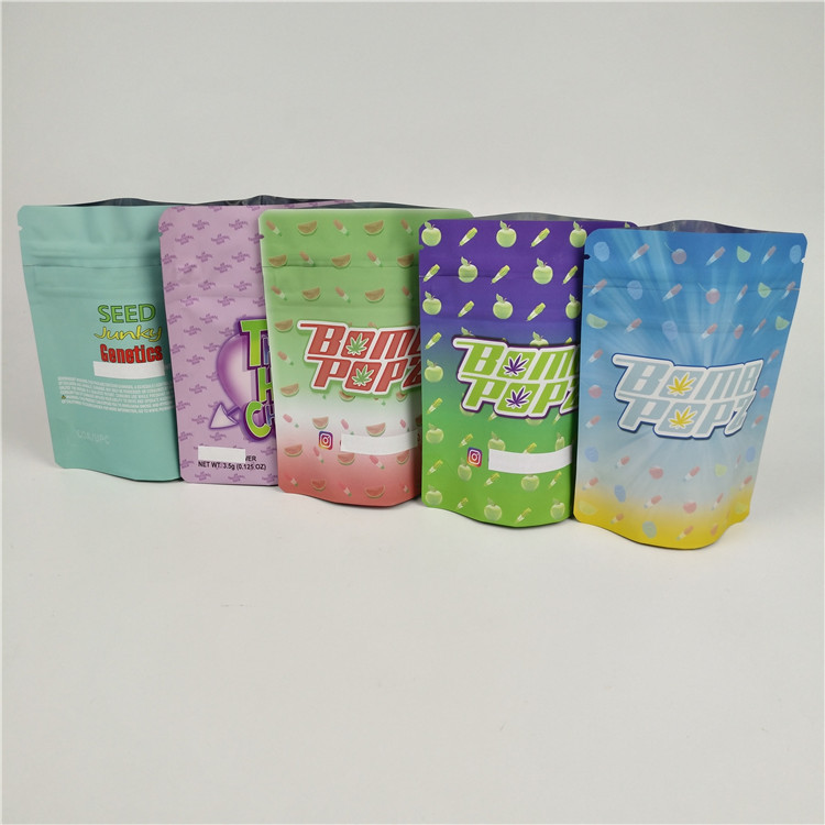L'mauvaise herbe Mylar de preuve d'odeur de PMS met en sac les sacs zip-lock de CBD stratifiés par aluminium