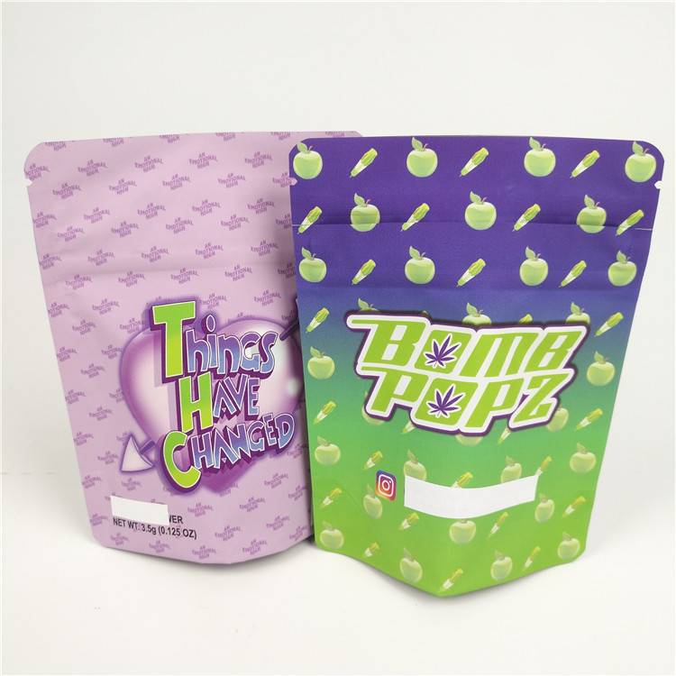 Mylar matériel stratifié met en sac la couverture en plastique VMPET d'emballage de fines herbes d'encens