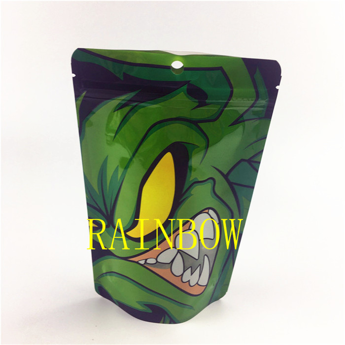 sacs comestibles sans danger pour les enfants de impression numériques de mylar de papier d'aluminium de la soudure à chaud 7g de 200pcs MOQ avec le LOGO fait sur commande