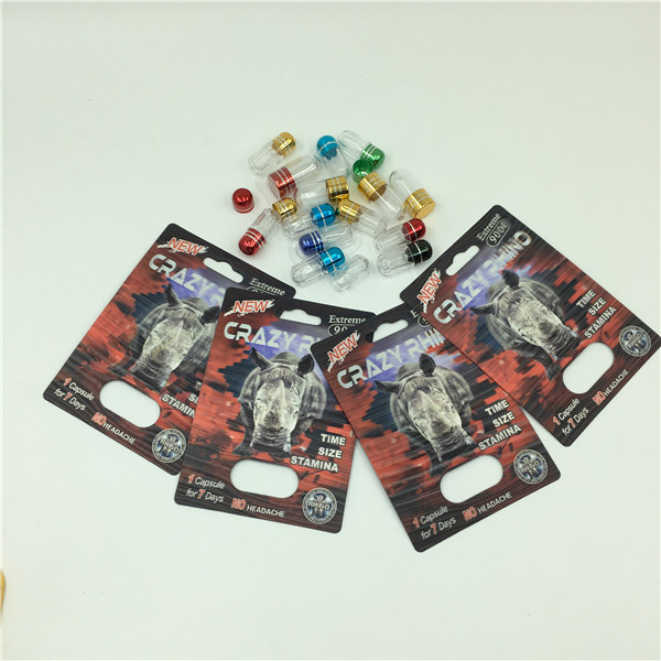 Rhinocéros fou 69 pilules empaquetant le rhinocéros 7 de boîte pour la pilule sexuelle masculine