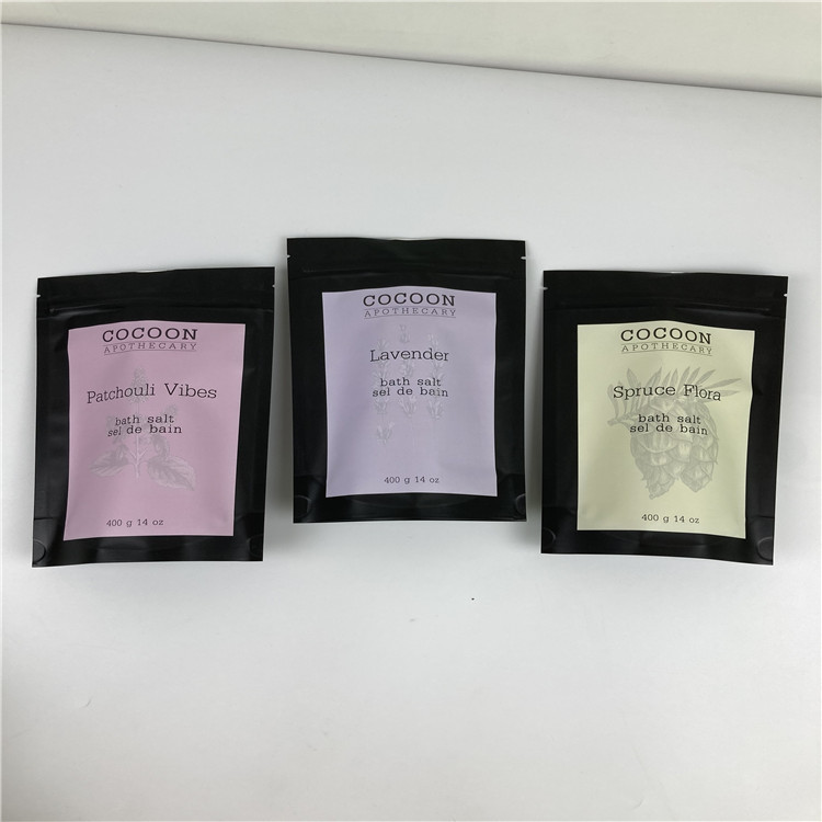 Le corps rescellable de café le sac/250g de support d'emballage de poche d'aluminium de sel de Bath de 32 onces frottent la poche