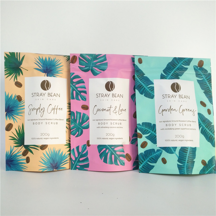 Poche mate de Mylar de papier d'aluminium du sac 100g 200g d'emballage de sel de Bath de vmpet d'OPP