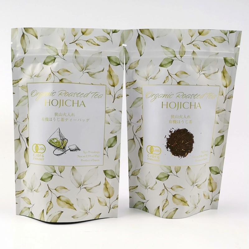 Poudre de thé de VMPET FDA Cmyk Matte Aluminum Foil Pouch 150mic Matcha