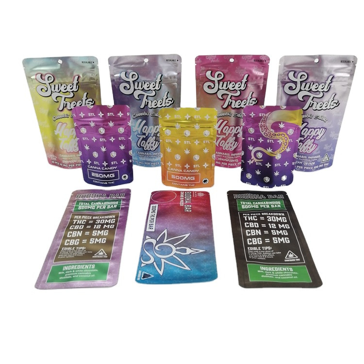 Sucrerie résistante Edibles du sac 500mg VMPET de Mylar d'enfants de GV 120mic MOPP