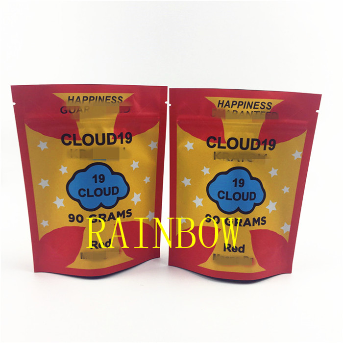 Le biscuit en plastique de FDA 120mic Mylar Edibles met en sac la poche de tirette d'aluminium de graine de VMPET