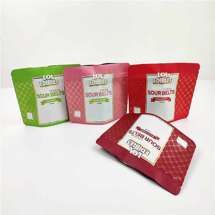 impression de gravure de poche d'emballage de biscuit de 180mic 3.5g CMYK Mylar