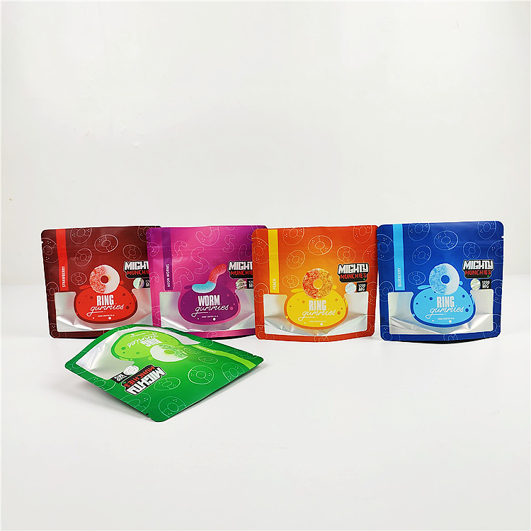 sacs de fines herbes de fines herbes comestibles en plastique de l'emballage CMYK Mylar d'encens de 3.5g Doypack