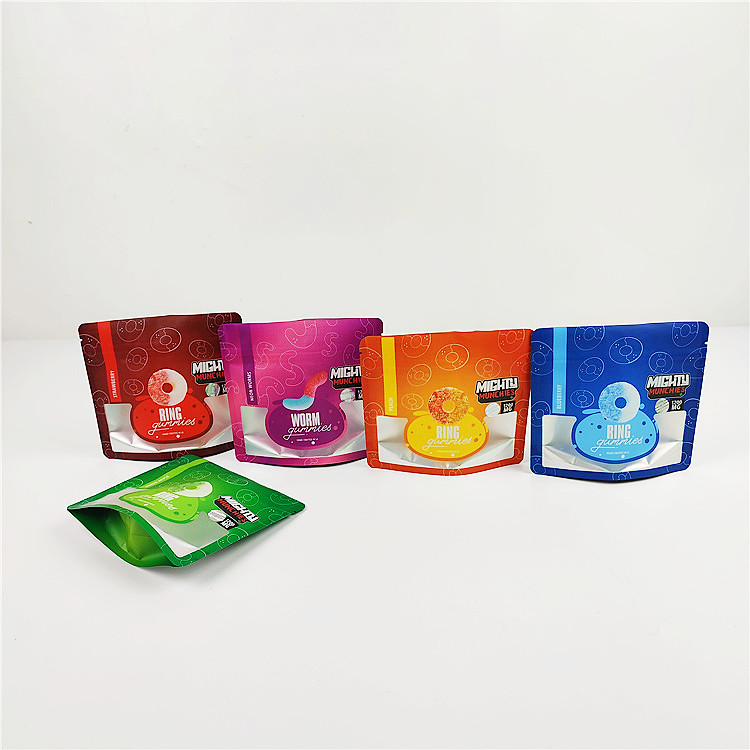 Gravure de 3.SA8000 QS CBD imprimant les poches 100mic Matte Clear Mylar Bags de preuve d'odeur