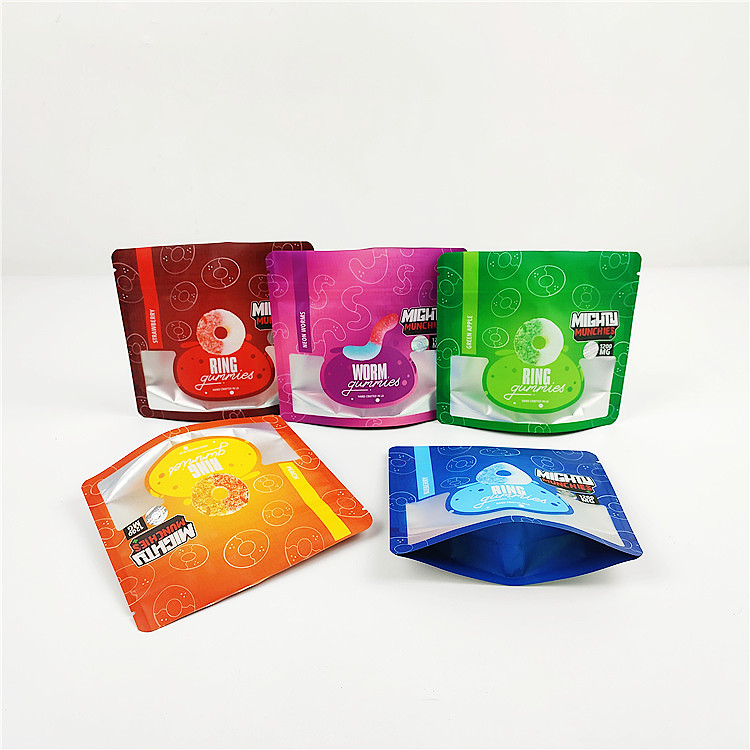 sac mat du sac FSC CBD Mylar d'emballage de 28g 80mic 1/4oz CMYK Mylar