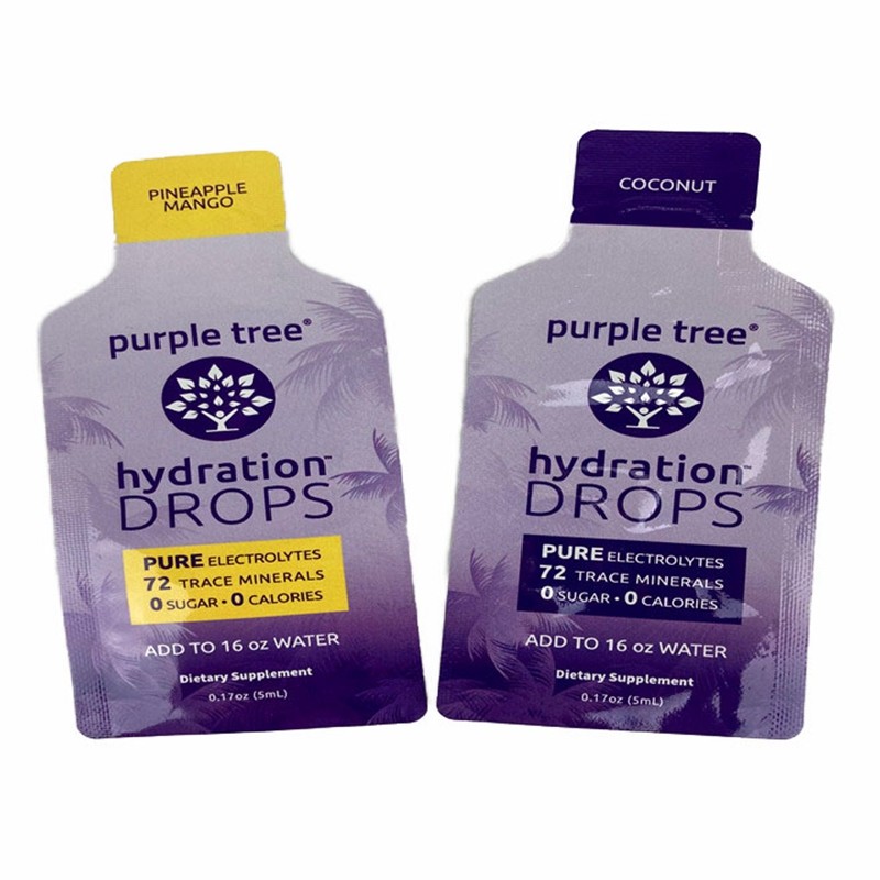 La céréale faite sur commande Edibles Mylar met en sac les sacs de empaquetage de preuve d'odeur de sachet de poudre d'huile de crème de chocolat de beurre d'arachide