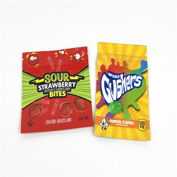 la demi preuve Mylar d'odeur de livre de 3.5g 7g met en sac la poche zip-lock de preuve de l'enfant 120mic