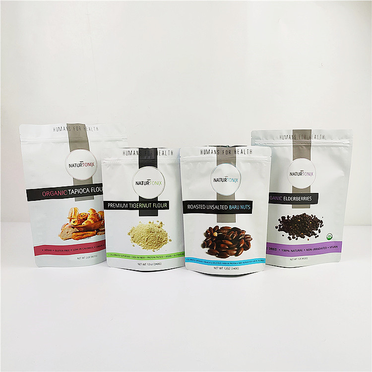 Sac zip-lock évalué d'emballage du sac VMPET THC CBD de papier d'aluminium de 200mic CMYK