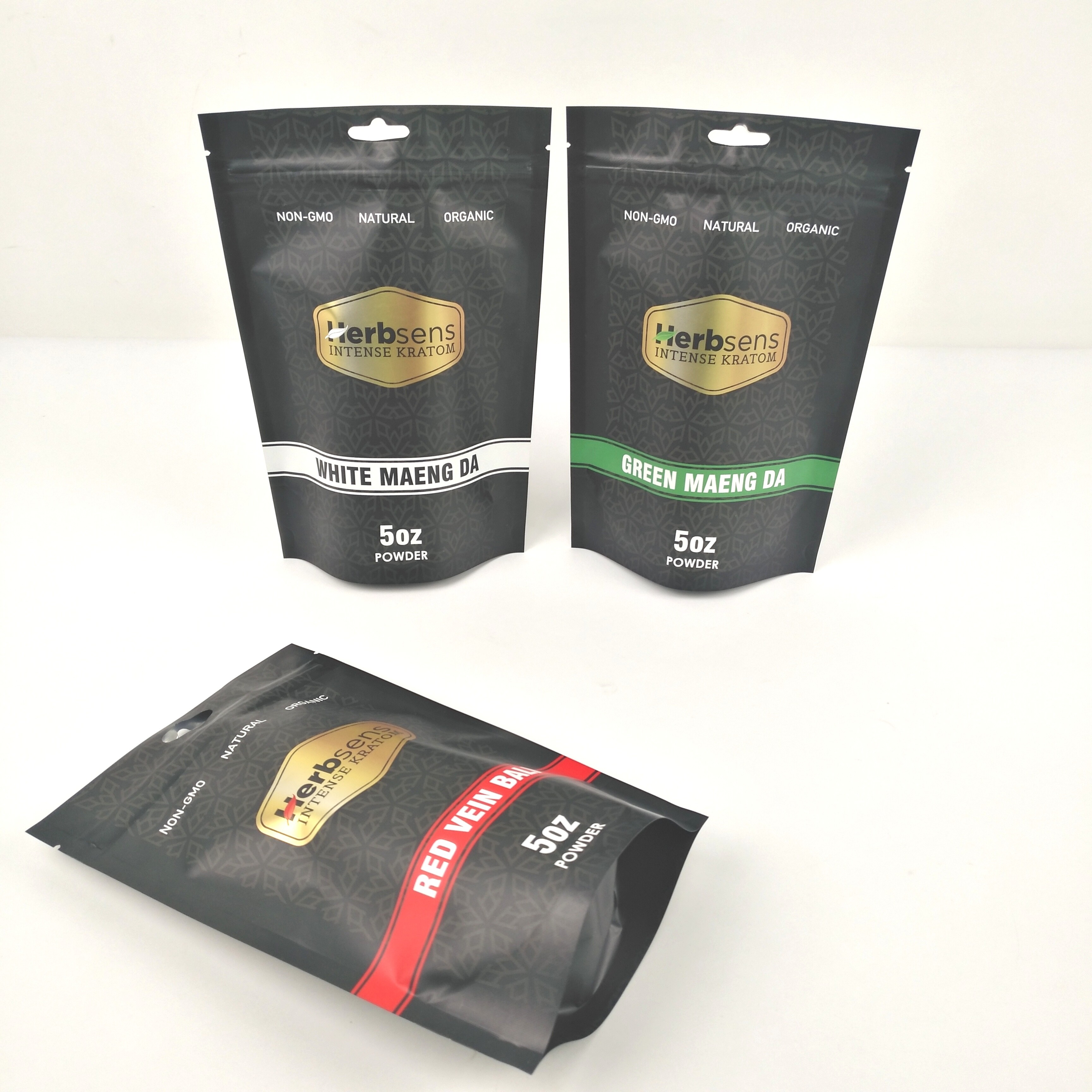 200g Vmpet 10C stratifié des poches de plastique empaquetant Matte Mopp noir