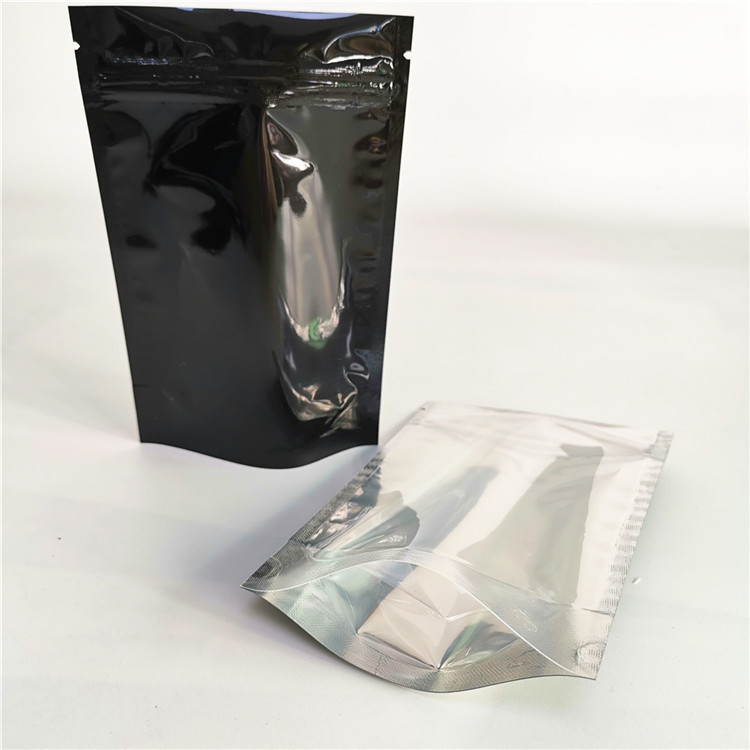 Petits sacs noirs de Bean Plastic Pouches Zipper Packaging de café de papier d'aluminium