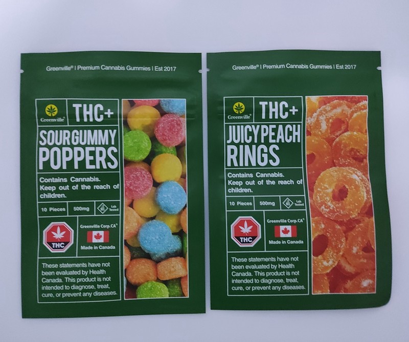 amis de papier d'aluminium de 1g 4g 7g 10g empaquetant le sac de preuve d'odeur du delta 8 de poche de gummies du sac CBD avec la tirette