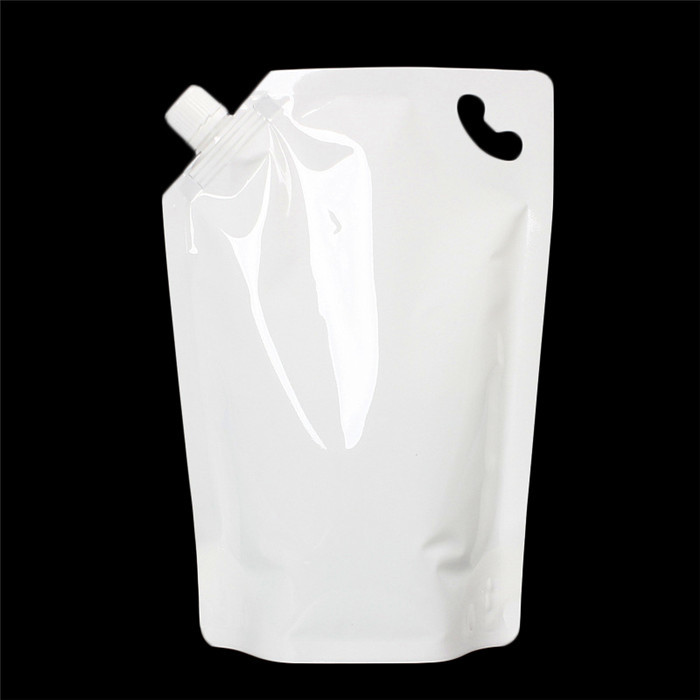 La preuve de fuite stratifié la poche jaillie par paquet de savon liquide de plastique