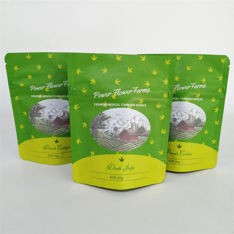 Gravure de empaquetage de fines herbes de mauvaise herbe de MOPP VMPET imprimant la graine de fleur CMYK