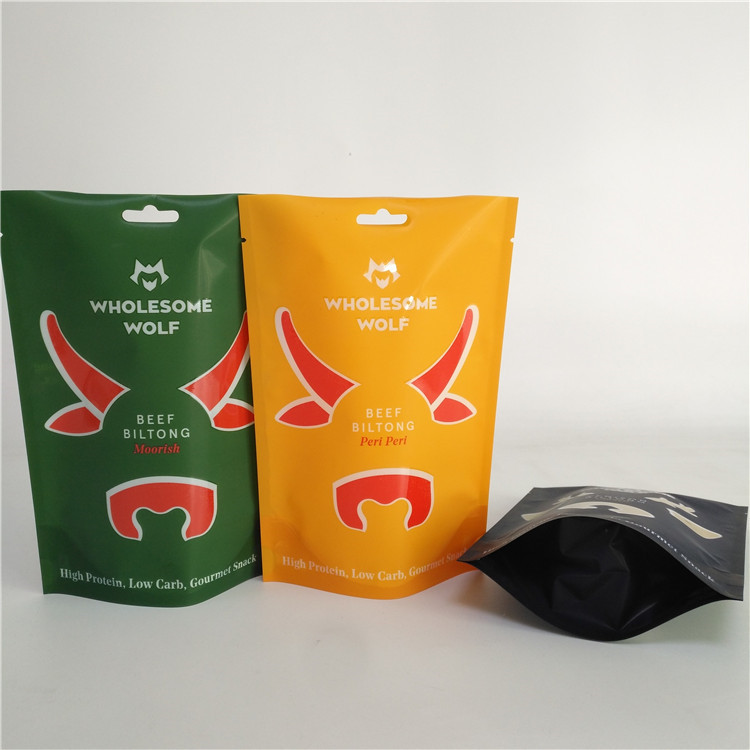 Boeuf séché sans danger pour les enfants de biltong de sac de MOPP Mylar empaquetant 110 microns