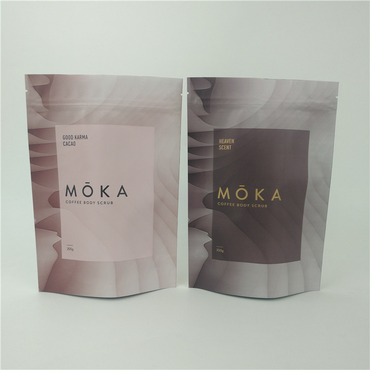 Emballage VMPET AL Self Standing 1.2C MPET de sachets en matière plastique de maquillage de MOPP