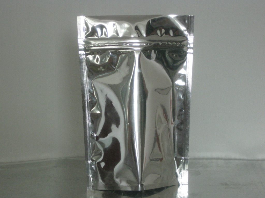 Fait sur commande tenez l'aluminium métallisé tiennent des poches avec la tirette de presse/glisseur